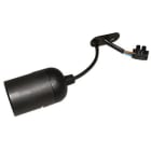ELECTROPLAST - Renovierfassung schwarz E27 13cm Zuleitung Schraubklemme