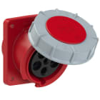 PC ELECTRIC - CEE-Anbausteckdose schräg (100x112) 63A 5p 6h IP67 POWER TWIST