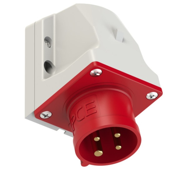 PC ELECTRIC - CEE-Wandgerätestecker 16A 4p 6h IP44