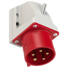 PC ELECTRIC - CEE-Wandgerätestecker 32A 5p 6h IP44