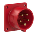 PC ELECTRIC - CEE-Anbaugerätestecker 70x70 gerade 16A 5p 6h IP44