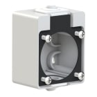PC ELECTRIC - Aufputzgehäuse f. Anbaudose 50x50mm (grau)