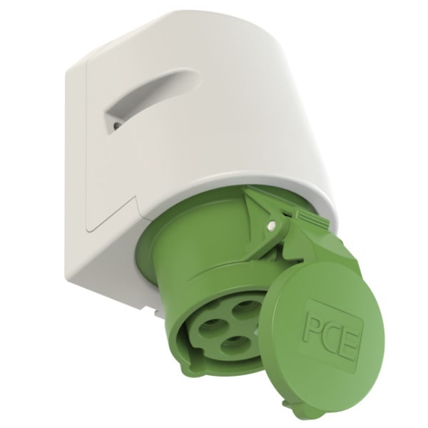 PC ELECTRIC - CEE-Wandsteckdose 16A 4p 2h IP44