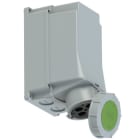 PC ELECTRIC - CEE-Wandsteckdose 125A 4p 2h IP67 POWER TWIST