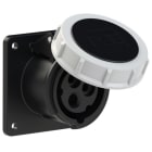 PC ELECTRIC - CEE-Anbausteckdose gerade (75x75mm) 16A 3p 7h IP67
