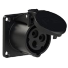 PC ELECTRIC - CEE-Anbausteckdose gerade (65x65mm) 16A 3p 7h IP44/IP54