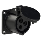 PC ELECTRIC - CEE-Anbausteckdose gerade (60x60mm) 16A 3p 7h IP44/IP54