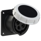 PC ELECTRIC - CEE-Anbausteckdose gerade (75x75mm) 16A 4p 7h IP67