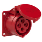PC ELECTRIC - CEE-Anbausteckdose gerade (65x65mm) 16A 4p 6h IP44/IP54
