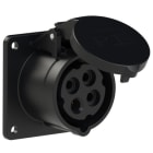 PC ELECTRIC - CEE-Anbausteckdose gerade (75x75mm) 16A 4p 7h IP44/IP54