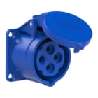 PC ELECTRIC - CEE-Anbausteckdose gerade (60x60mm) 16A 4p 9h IP44/IP54