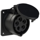 PC ELECTRIC - CEE-Anbausteckdose gerade (75x75mm) 16A 5p 7h IP44/IP54