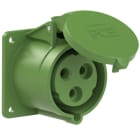 PC ELECTRIC - CEE-Anbausteckdose gerade (75x75mm) 32A 3p 10h IP44/IP54
