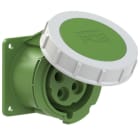 PC ELECTRIC - CEE-Anbausteckdose gerade (75x75mm) 32A 4p 10h IP67