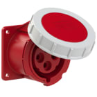 PC ELECTRIC - CEE-Anbausteckdose gerade (75x75) 32A 4p 3h IP67