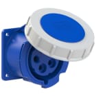PC ELECTRIC - CEE-Anbausteckdose gerade (75x75mm) 32A 5p 9h IP67