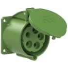 PC ELECTRIC - CEE-Anbausteckdose gerade (70x70mm) 32A 5p 10h IP44/IP54