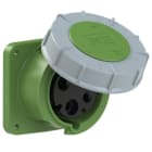 PC ELECTRIC - CEE-Anbausteckdose gerade (100x100) 63A 3p 10h IP67 POWER TWIST