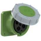 PC ELECTRIC - CEE-Anbausteckdose gerade (100x100) 63A 4p 10h IP67 POWER TWIST