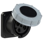PC ELECTRIC - CEE-Anbausteckdose gerade (100x100) 63A 4p 7h IP67 POWER TWIST