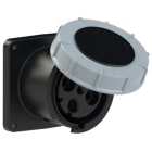 PC ELECTRIC - CEE-Anbausteckdose gerade (120x120) 125A 4p 7h IP67 POWER TWIST