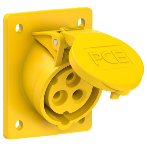 PC ELECTRIC - CEE-Anbausteckdose schräg (70x85mm) 16A 3p 4h IP44/IP54