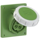 PC ELECTRIC - CEE-Anbausteckdose schräg (92x100mm) 16A 4p 2h IP67