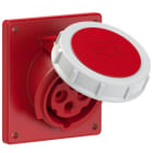 PC ELECTRIC - CEE-Anbausteckdose schräg (92x100mm) 16A 4p 6h IP67