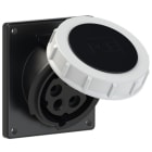 PC ELECTRIC - CEE-Anbausteckdose schräg (92x100mm) 16A 5p 7h IP67