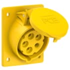 PC ELECTRIC - CEE-Anbausteckdose schräg (80x97mm) 16A 5p 4h IP44/IP54