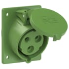 PC ELECTRIC - CEE-Anbausteckdose schräg (80x97mm) 32A 3p 10h IP44/IP54