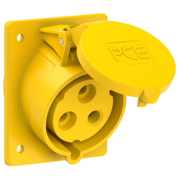 PC ELECTRIC - CEE-Anbausteckdose schräg (80x97mm) 32A 3p 4h IP44/IP54