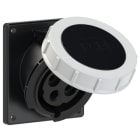 PC ELECTRIC - CEE-Anbausteckdose schräg (92x100mm) 32A 4p 7h IP67