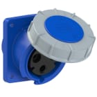 PC ELECTRIC - CEE-Anbausteckdose schräg (100x112) 63A 3p 6h IP67 POWER TWIST