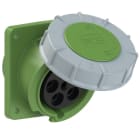 PC ELECTRIC - CEE-Anbausteckdose schräg (100x112) 63A 5p 2h IP67 POWER TWIST