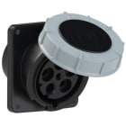 PC ELECTRIC - CEE-Anbausteckdose schräg (120x130) 125A 5p 7h IP67 POWER TWIST