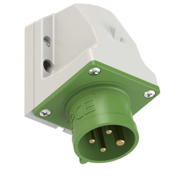 PC ELECTRIC - CEE-Wandgerätestecker 16A 4p 10h IP44