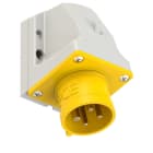 PC ELECTRIC - CEE-Wandgerätestecker 16A 4p 4h IP44