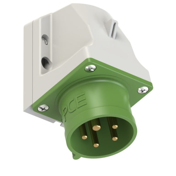 PC ELECTRIC - CEE-Wandgerätestecker 16A 5p 2h IP44