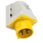 PC ELECTRIC - CEE-Wandgerätestecker 16A 5p 4h IP44