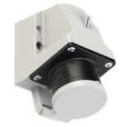 PC ELECTRIC - CEE-Wandgerätestecker 16A 5p 7h IP44  mit Deckel
