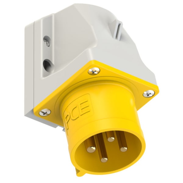 PC ELECTRIC - CEE-Wandgerätestecker 32A 4p 4h IP44