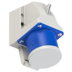 PC ELECTRIC - CEE-Wandgerätestecker 32A 5p 9h IP44 mit Deckel