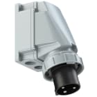 PC ELECTRIC - CEE-Wandgerätestecker 63A 3p 7h IP67 POWER TWIST