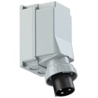 PC ELECTRIC - CEE-Wandgerätestecker 125A 3p 7h IP67 POWER TWIST