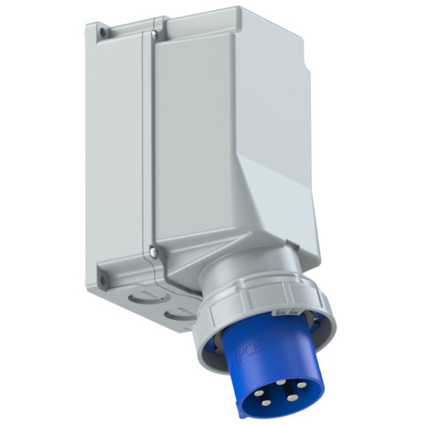 PC ELECTRIC - CEE-Wandgerätestecker 125A 5p 9h IP67 POWER TWIST