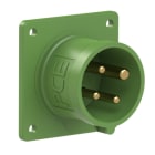 PC ELECTRIC - CEE-Anbaugerätestecker 70x70 gerade 16A 4p 10h IP44