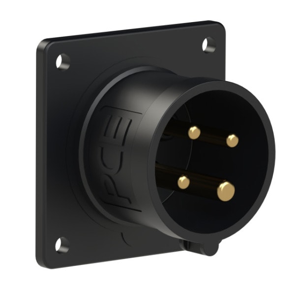 PC ELECTRIC - CEE-Anbaugerätestecker 70x70 gerade 16A 4p 7h IP44