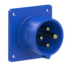 PC ELECTRIC - CEE-Anbaugerätestecker 70x70 gerade 16A 4p 9h IP44