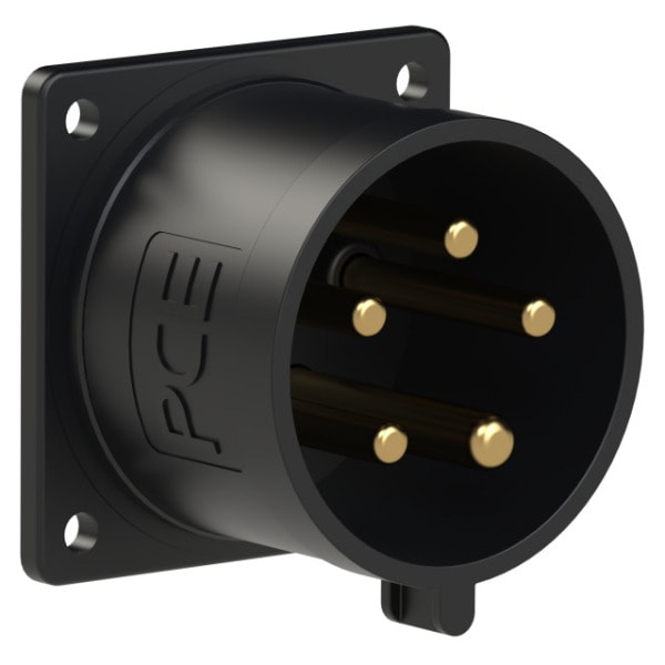 PC ELECTRIC - CEE-Anbaugerätestecker 70x70 gerade 32A 5p 7h IP44